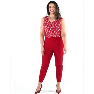 CAbi #4313 Red Dinner Trousers